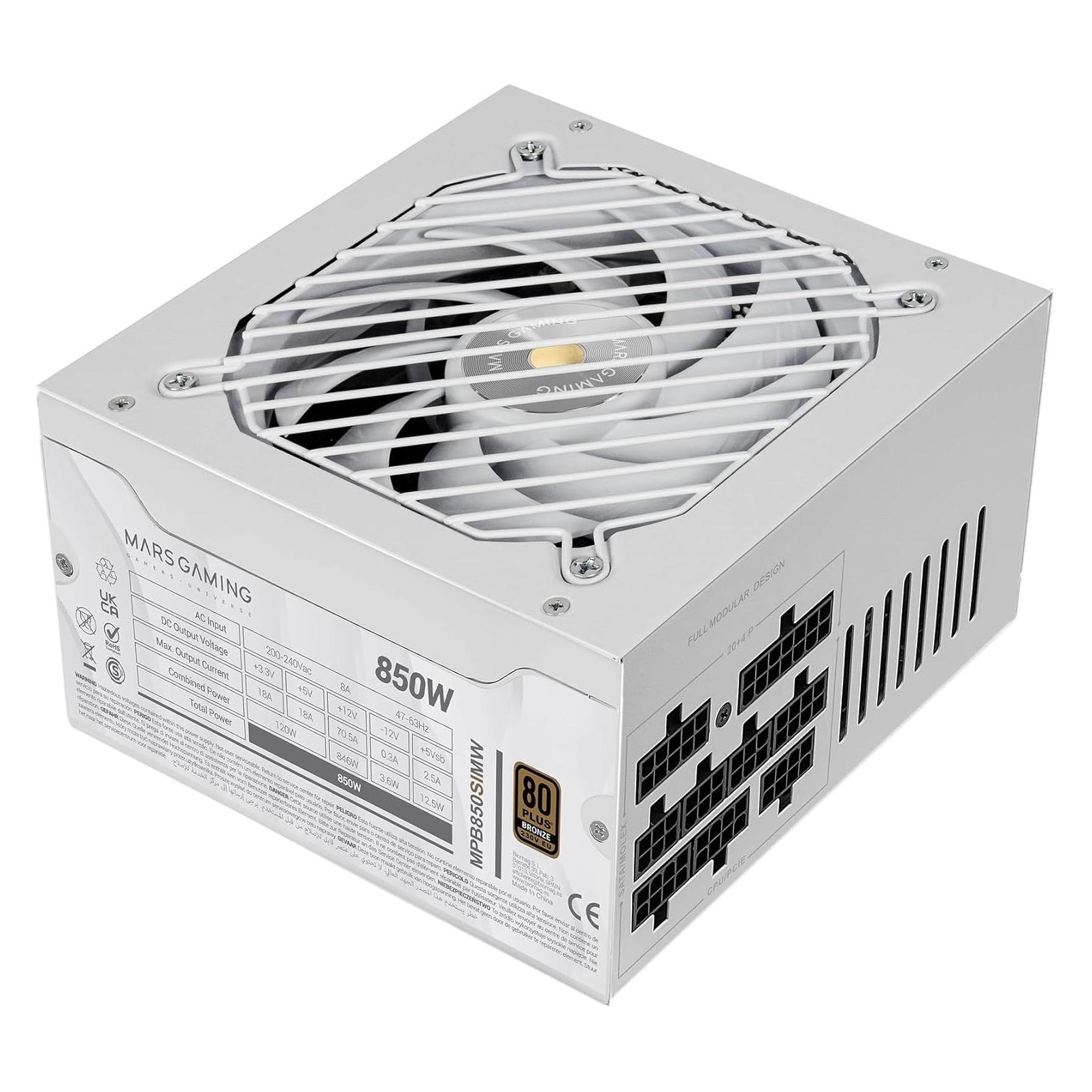 Mars Gaming MPB850SIMW (850 W) (MPB850SIMW)