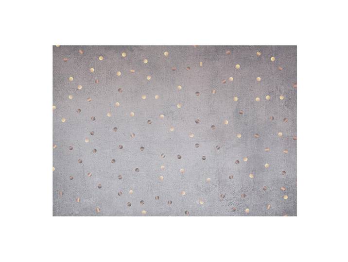 Wallfluent Fototapete 208x146 cm - Symmetrische Punkte, Grau, 208x146 cm, Tapeten & Wandverkleidungen, Fototapeten