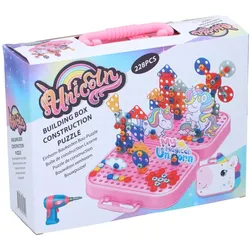 Eddy Toys Bau-Box Einhorn 228 Teile