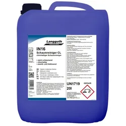 Schaumreiniger chloralkalisch Langguth IN16 CL 21,6 kg stark schäumend, chloralkalisch, bleichende Wirkung