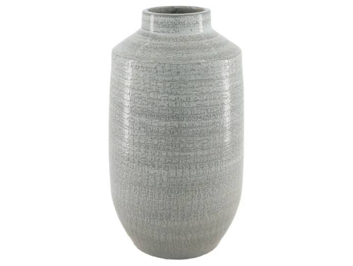 Vase Keramik, Hellgrau H: 33 cm Decofinder / Farbe: