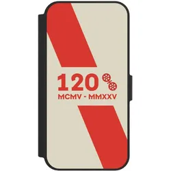 Nivocase Klapphülle für Apple iPhone 17e Handyhülle aus Kunst Leder NIVOflip schwarz 1. FSV Mainz 05 E.V. (Apple iPhone 17e), Smartphone Hülle, Schwarz