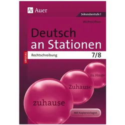 Deutsch an Stationen SPEZIAL Rechtschreibung 7-8, Schulbücher von Winfried Röser