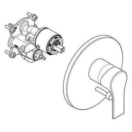 Kludi WF ZENTA SL u Brause-EHM UP DN 15 chr (486500565)