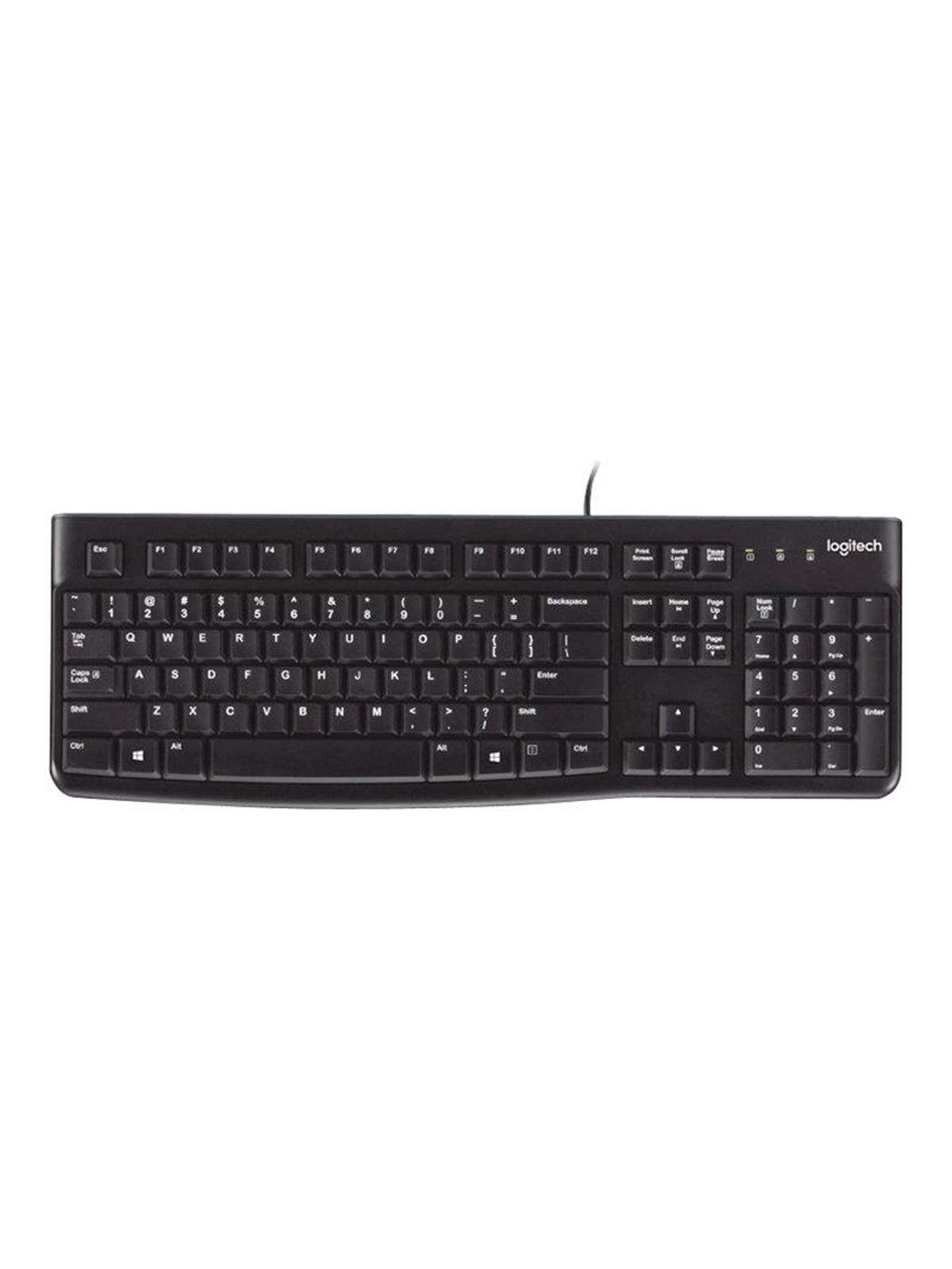 Logitech K120 Corded Keyboard - FR - Tastatur - Französisch - Schwarz