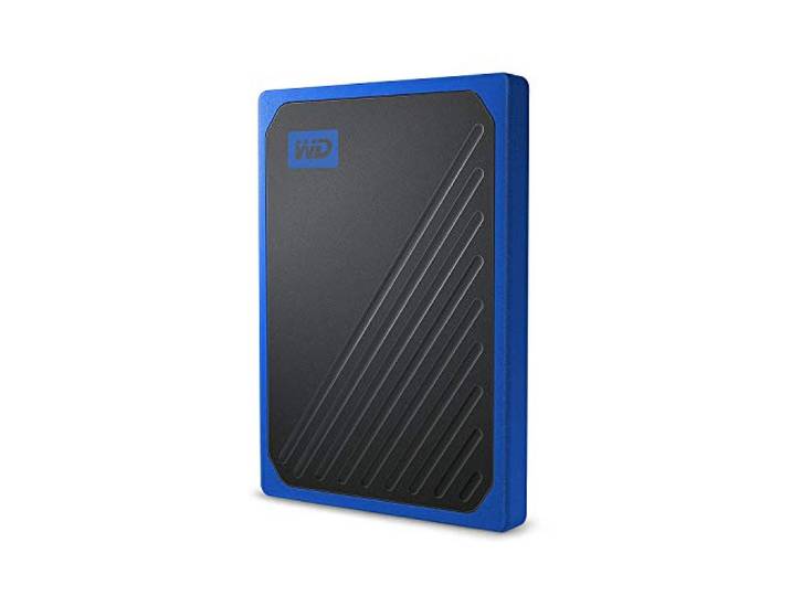 Western Digital Wdbmcg0010Bbt-Wesn Passport Go Solid State Drive, 1 TB, blauw