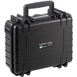 B&W International Outdoor Case Typ 1000 Koffer schwarz mit variabler Facheinteil...
