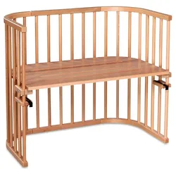 babybay Beistellbett maxi Holz Braun Buche