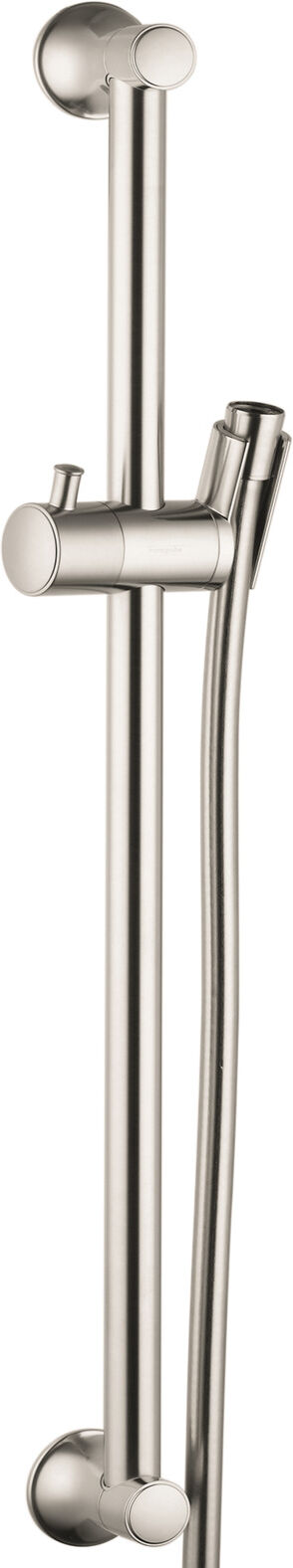 rail de hansgrohe Unica Classic 27617820 1930 , 65m, tuyau métallique 2000 , 60m, nickel brossé