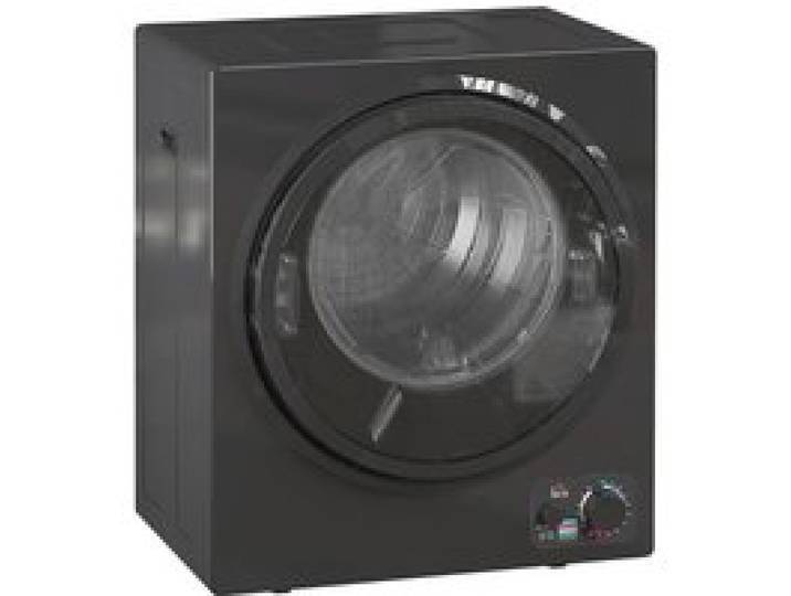 Pour petit espace et appartement linge sec sans pli sèche-linge électrique portable 850W 4 modes 33L inox noir