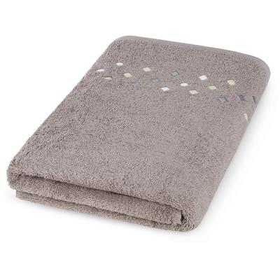 Duschtuch ROSS "Stoneline", grau (flanell), B:70cm L:140cm, Frottier, Baumwolle, Handtücher, aus feinster Baumwolle