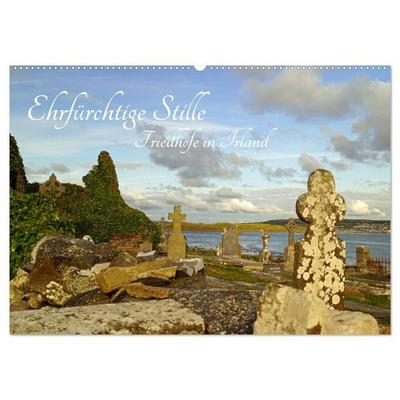 Ehrfürchtige Stille - Friedhöfe in Irland (Wandkalender 2027 DIN A2 quer), CALVENDO Monatskalender