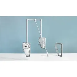 Schrank-Kleiderlift, Duo Lift 18, 9079882, 750-1150mm, 18kg, aluminiumoptik