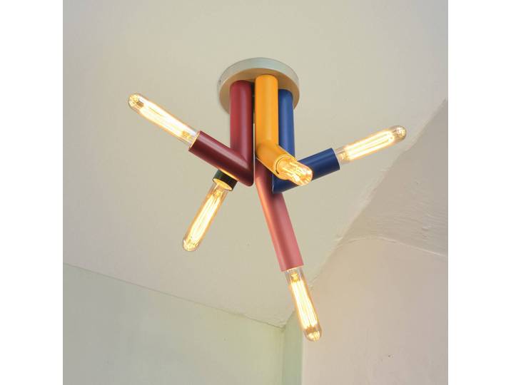 OSRAM Deckenlampe Decor Straw, dimmbar, Multicolour, für Wohn- / Esszimmer, Metall, Modern, Deckenlampe