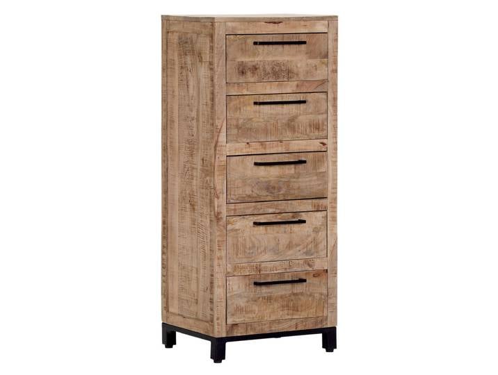 Kommode RIO 120 x 50 x 40 cm Mango massiv natur, sägerau,...