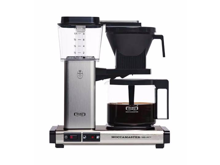 Moccamaster KBG Select - brushed Filterkaffeemaschine – silber