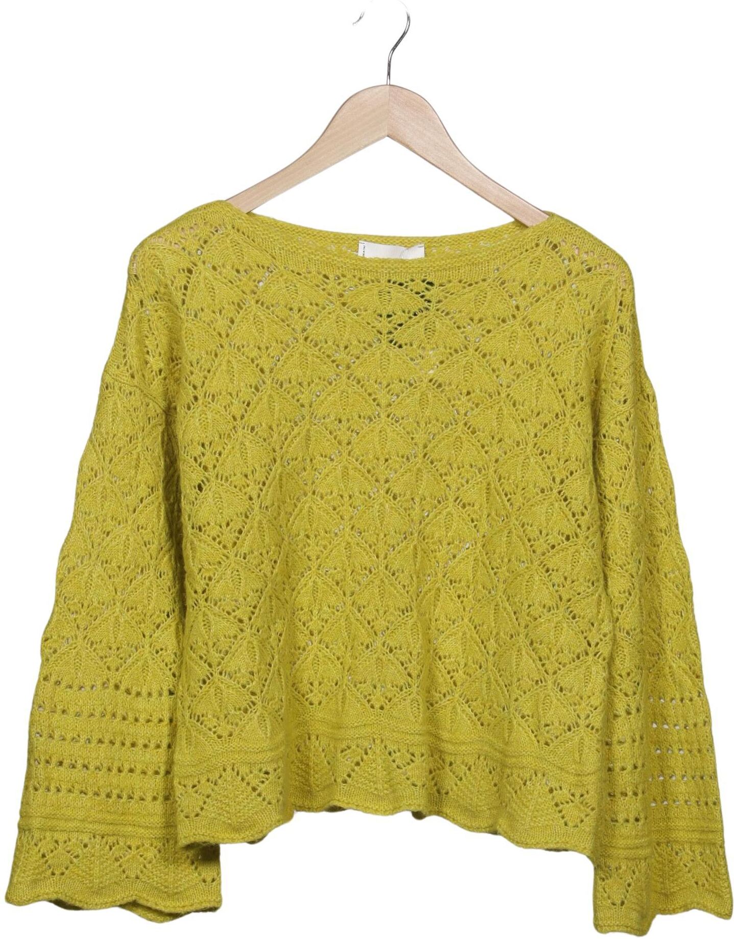 SEM PER LEI Damen Pullover, Gelb, Gr. EU 38, kein / Etikett - Second Hand