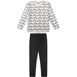 Pyjama Teenager lang Stars Mädchen Pyjama