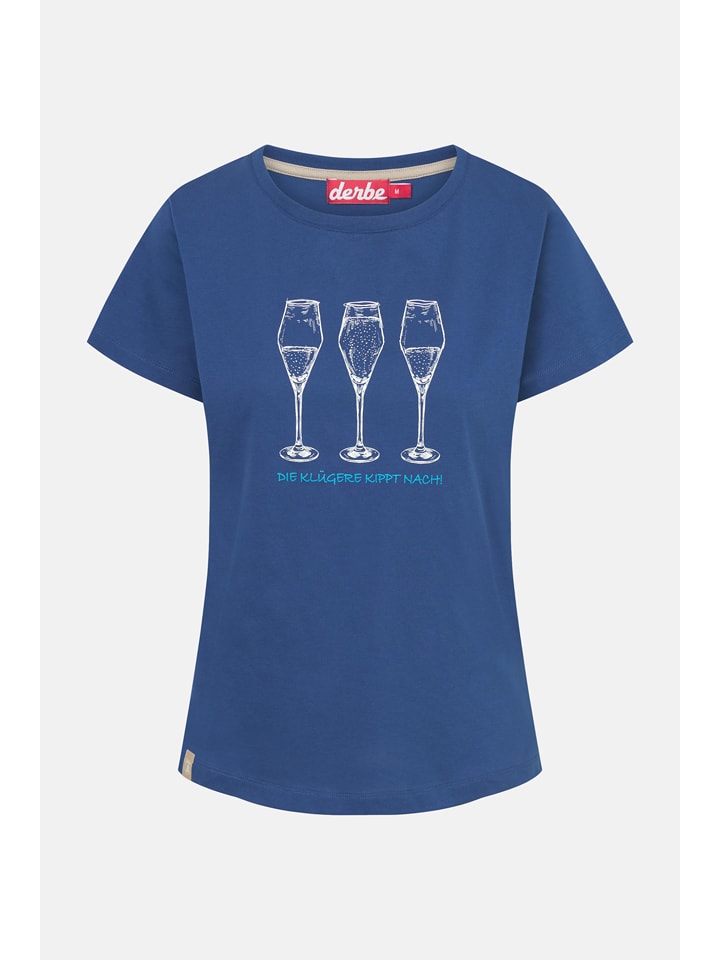 Derbe Shirt in Dunkelblau - XS