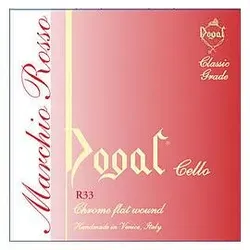 Dogal R33 Cello M. Rosso 4/4-3/4 chrome, Saiten