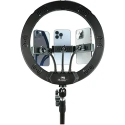 Cellularline Selfie Ring Pro - Universale, Selfie Stick, Schwarz