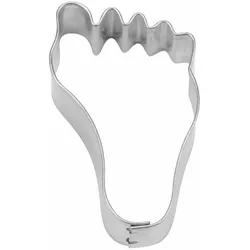 Städter Ausstecher Fuß, Ausstechform, Plätzchenform, Keks, Plätzchen, Edelstahl, 9 cm, 156074