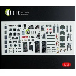 Kelik F-14A - interior 3D decals for GWH kit