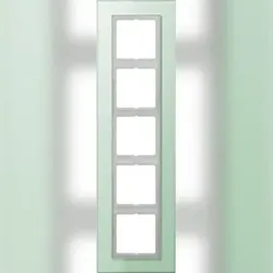 Jung Rahmen 5-fach mt ws LSP 985 GLAS LSP985GLAS