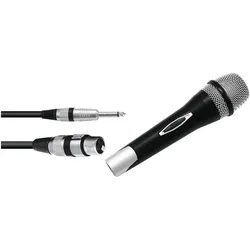Omnitronic Set WAMS-08BT MK2 Drahtlos-PA-System + Partymic-1, PA Lautsprecher, Schwarz