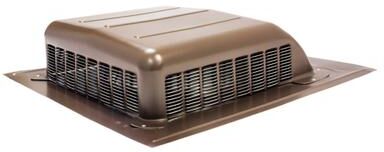 Air Vent AirHawk Slant Back Aluminum Roof Vent RVA 50 Aluminum Brown Carton of 10