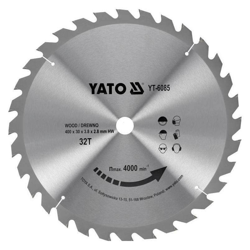 Yato TCT BLADE FOR WOOD 400X32TX30 MM (YT-6085)