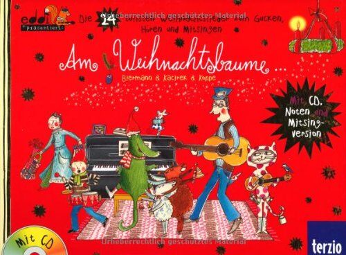 Susanne Koppe - Am Weihnachtsbaume: eddi präsentiert: Die 24 tollsten Weihnachtslieder zum Gucken, Hören und Mitsingen - Buch mit CD - Preis vom 09.10.2026 07:28:09 h