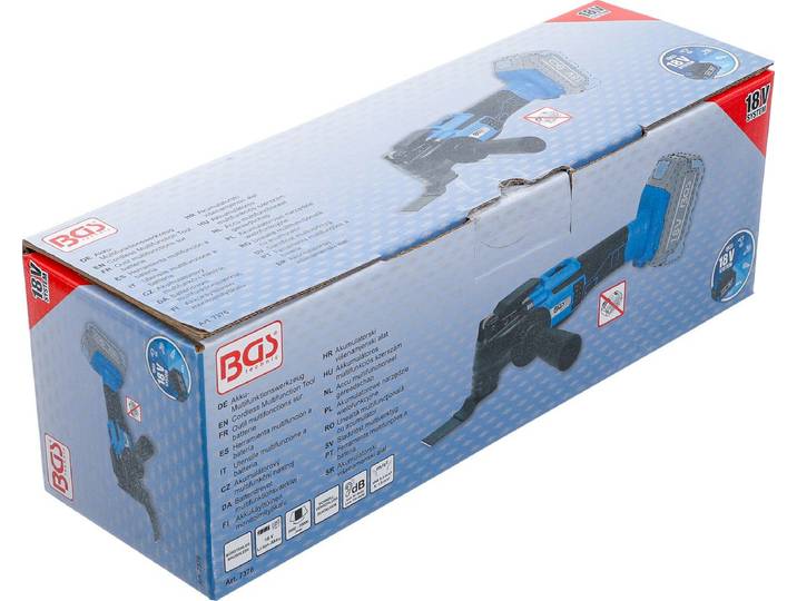 BGS Accu multifunctioneel gereedschap - borstelloos - 18 V - zonder accu
