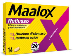 OPELLA HEALTHCARE ITALY Srl Maalox Reflusso Gastroresistenti, 14 Compresse