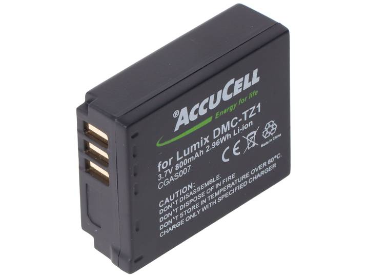 AccuCell DMW-BCD10 - Li-ion accu - 3.7V - geschikt voor Panasonic CGA-S007