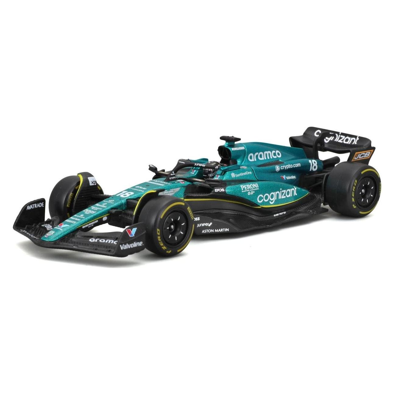 Bburago Aston Martin F1 AMR23 1/43 Stroll 2023 (1838091-18)