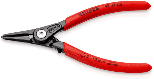 Pinces de précision pour circlips, pour circlips extérieurs d'arbre Knipex (49 31 A0)