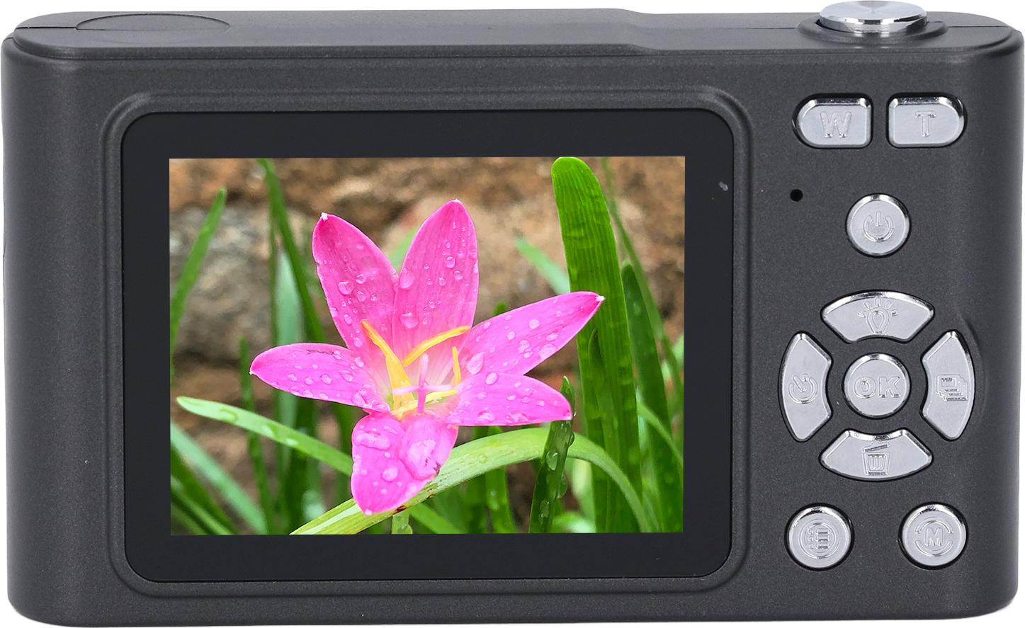 Cocosity Digitale camera, 48MP, 1080P, 16x zoom, zwart
