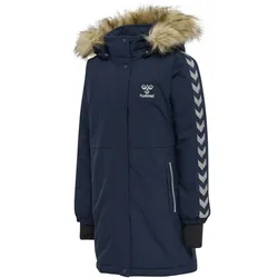 hummel hmlEAF Wintermantel Mädchen 1009 - black iris 104