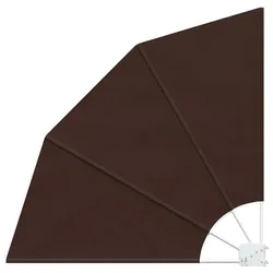 vidaXL Balkon Sichtschutz 210 x 210 cm Polyester Braun
