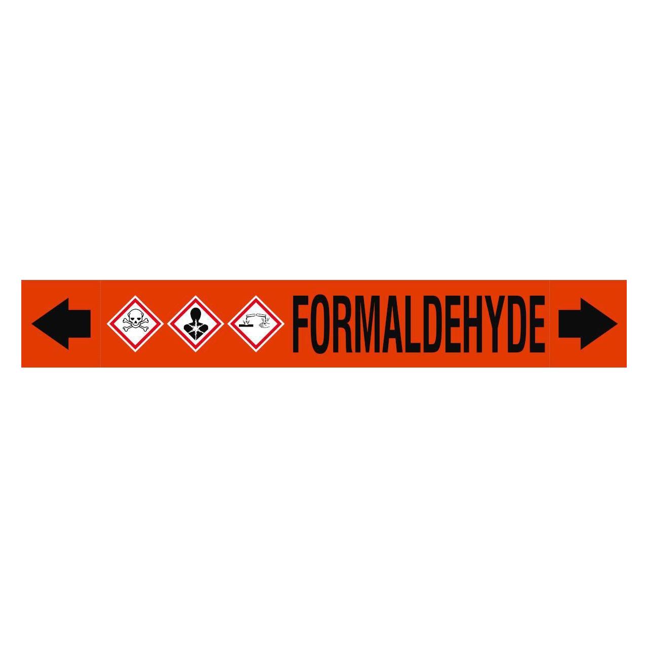 Brady ASME - Rohrmarkierer - Formaldehyde (ASMEPM-100X690MM-FORMALDEHYDE)
