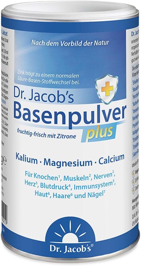 Dr. Jacob's Basenpulver plus Kalium Magnesium Calcium Citrat