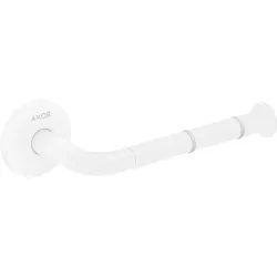 hansgrohe AXOR UNIVERSAL Circular Toilettenpapierhalter, 42856700, Farbe: Weiß Matt