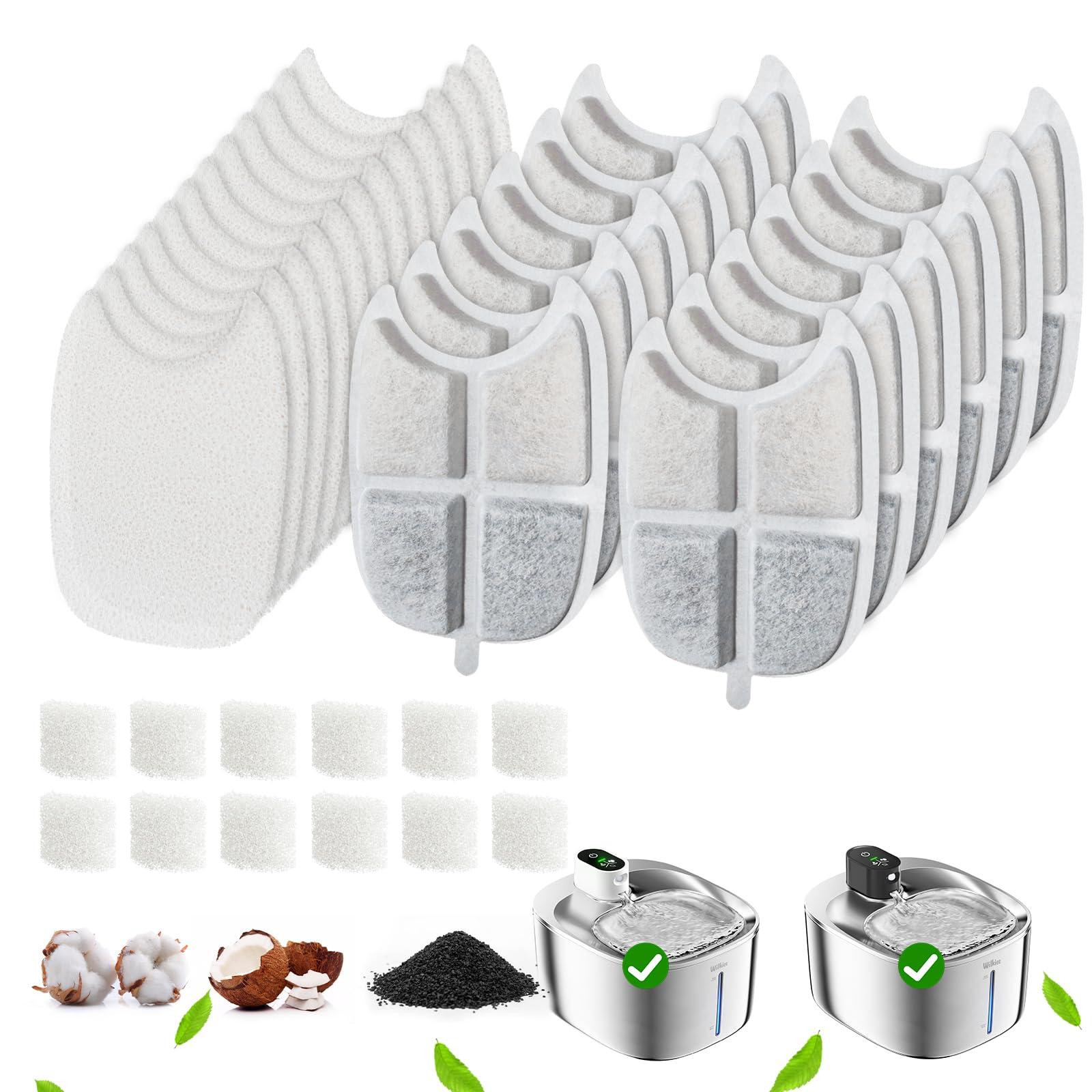 Dripio Vervangingsfilters voor FS10 Plus – 12 filters en 12 filtersponsjes