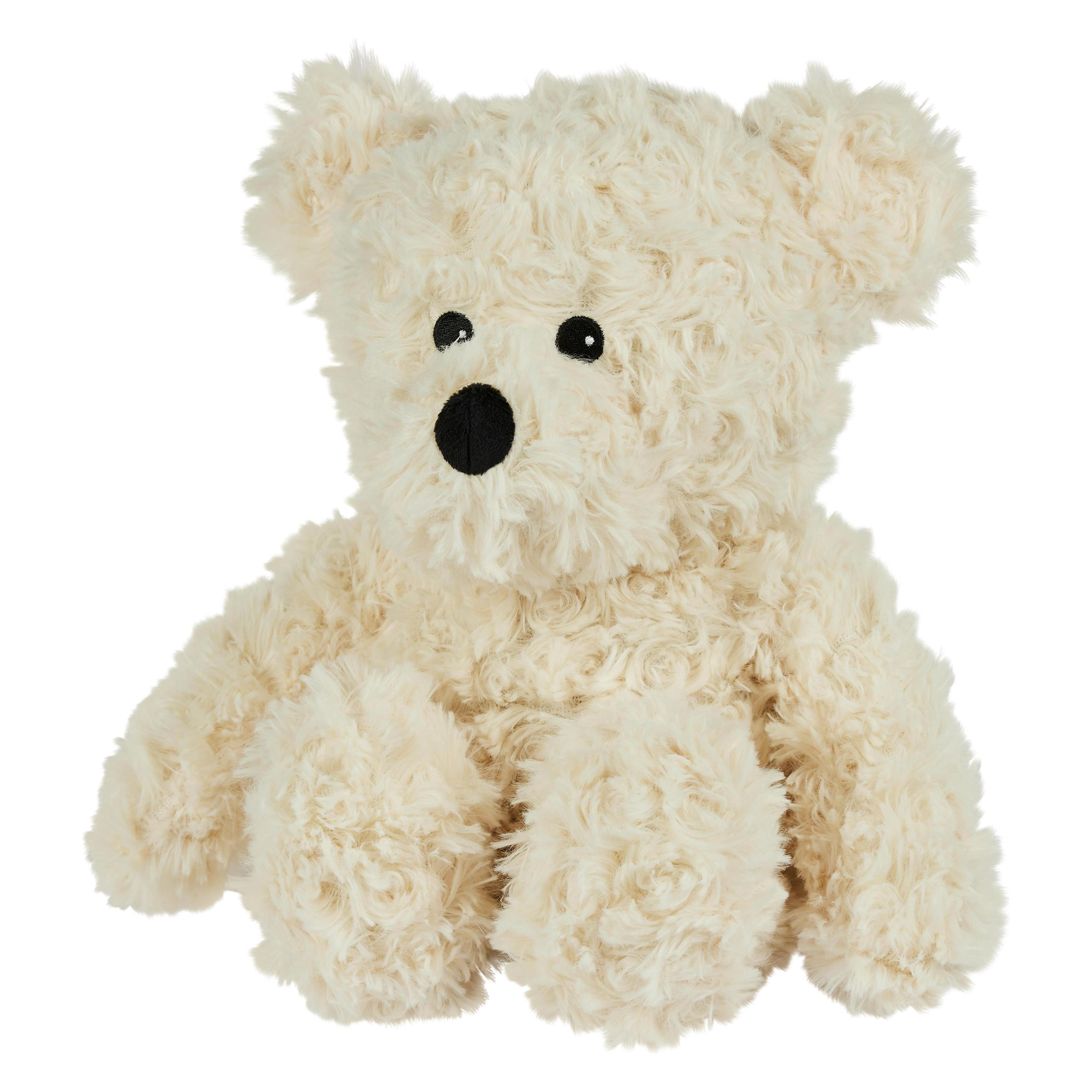 Warmies Stuffed toy - Curly Bear, white, 33 cm (33 cm) (CP-BEA-1)