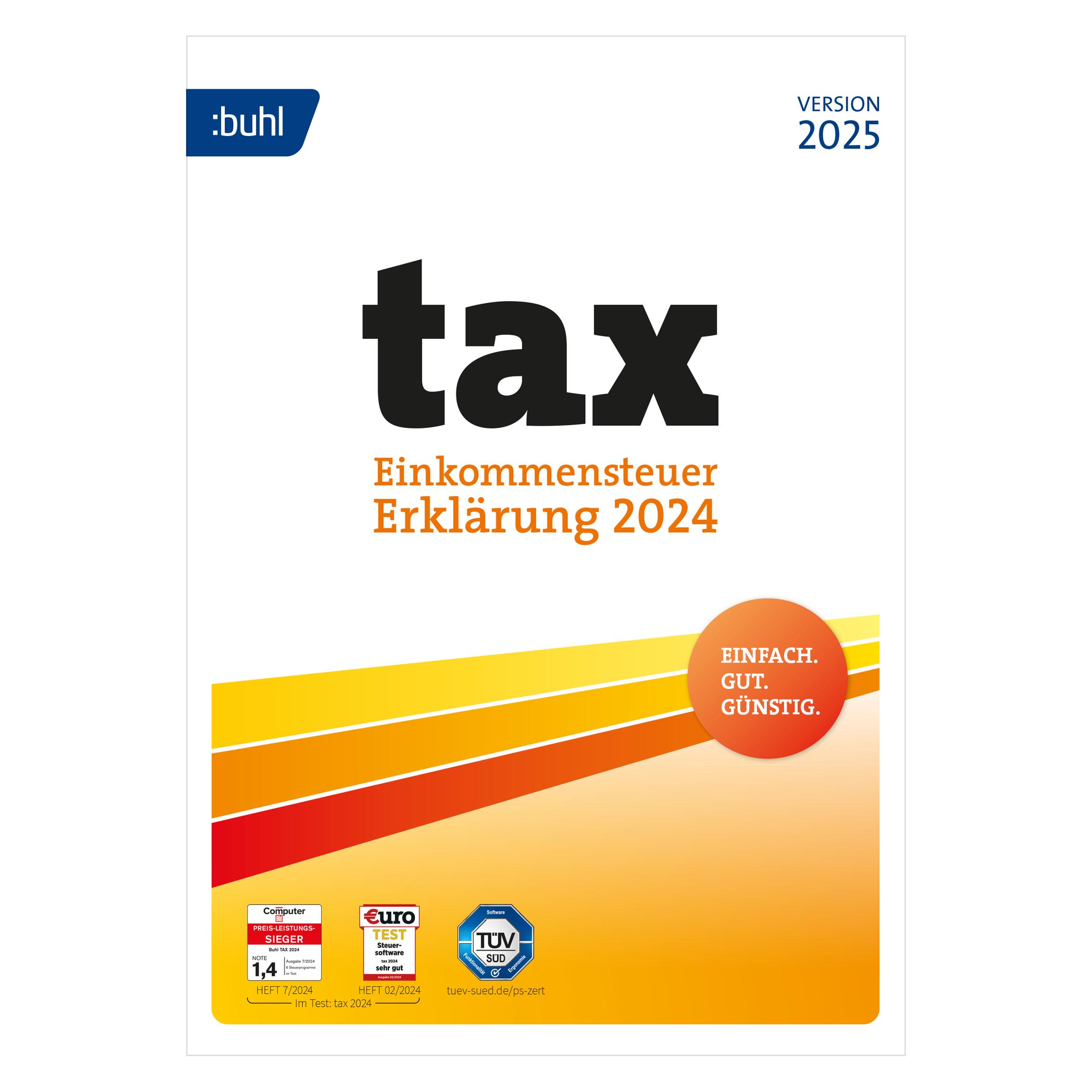 Buhl Data Service tax 2025 (1 User, 1 Geräte/User, unbegrenzt) (DL42962-25)