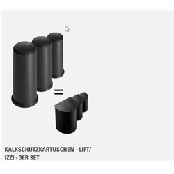 Laurastar Kalkschutzwasserfilter - Lift - 3er Pack, Wasserfilter, Blau, Weiss