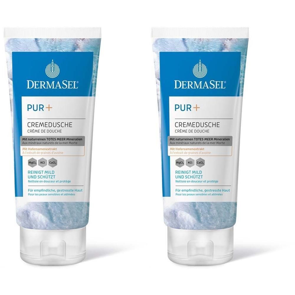 Dermasel Totes Meer Pur+ Cremedusche 2x 2x200 ml Duschgel