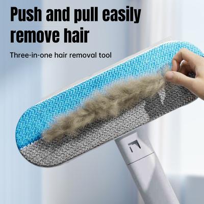 DynamicDeals FurSweep Long Handle Pet Hair Remover Brush For Carpets, Cat Trees & Furniture FurSweep Long Handle Pet Hair Remover Brush For Carpets, Cat Trees & Furniture