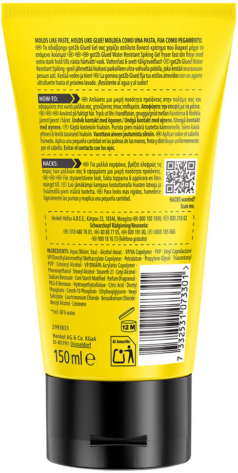 Schwarzkopf Mass Market GOT2B Colado à prova d’água
